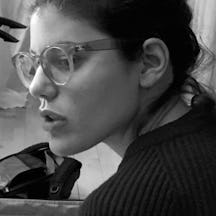 Photograph of artist Myrto Farmaki
